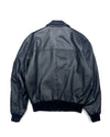 Alpha Industries Leather Bomber Jacket (M)