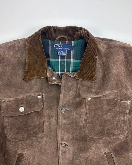 Polo Ralph Lauren Roughout Trucker Jacket (L)