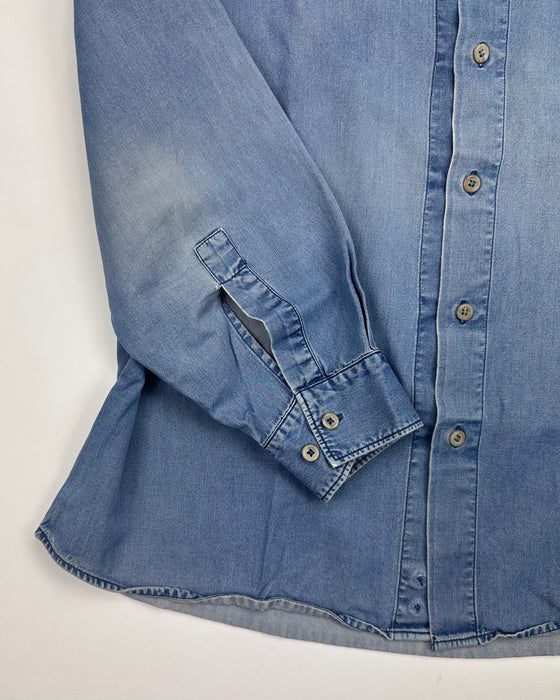 Marlboro Classics Light Blue Denim Shirt (L)