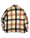 Hercules Off White Plaid Coat (L)