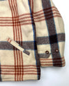 Hercules Off White Plaid Coat (L)