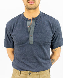  1927 Henley shirt Short Sleeve Iron Grey