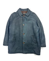 Stewart Dark Grey Leather Jacket (L)