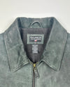 Polo Ralph Lauren Half-Belt Dark Blue Leather Jacket (L)