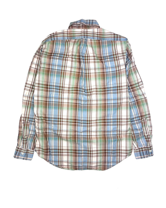 Polo Ralph Lauren Blue Checkered HBT  Shirt (M)