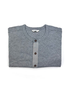  1927 Henley Shirt Long Sleeve Light Grey