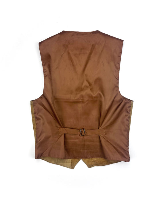 Vintage Tan Suede Vest (M)