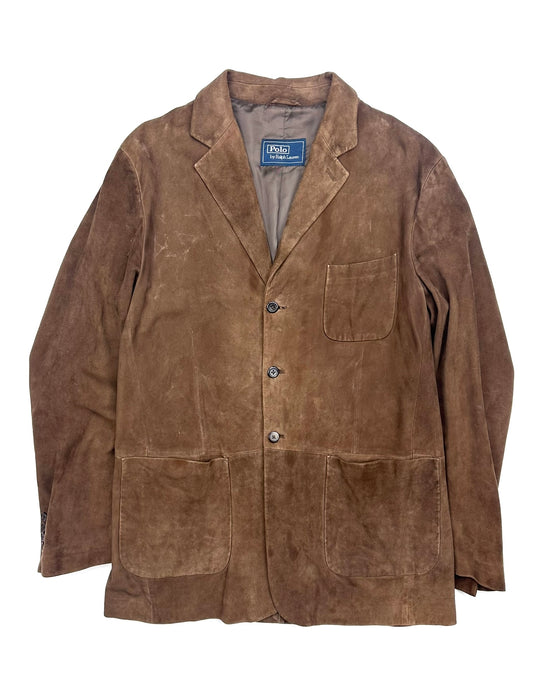Polo Ralph Lauren Brown Suede Blazer (L)