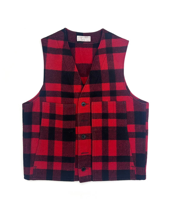 Filson Buffalo Plaid Vest (M)