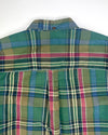 Eddie Bauer Green Checkered Shirt (L)