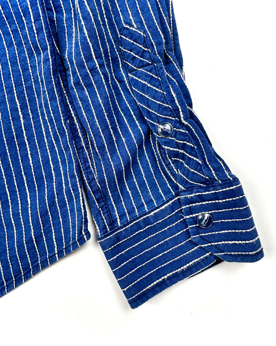 Blue Wabash Striped Shirt (L)