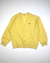 Lacoste Yellow Wool Cardigan (L)