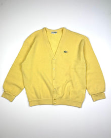  Lacoste Yellow Wool Cardigan (L)