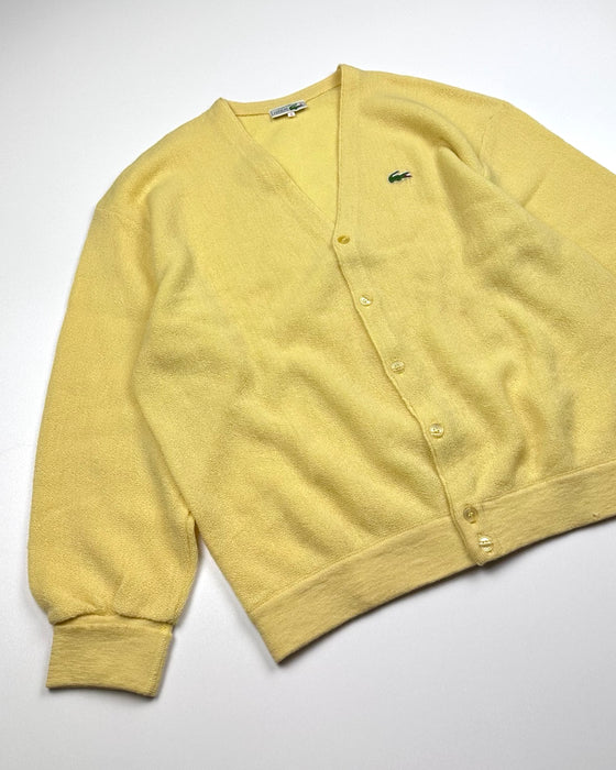 Lacoste Yellow Wool Cardigan (L)