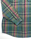 Eddie Bauer Green Checkered Shirt (L)