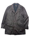 Stewart Dark Brown Leather Jacket (L)