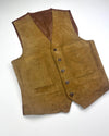 Vintage Tan Suede Vest (M)