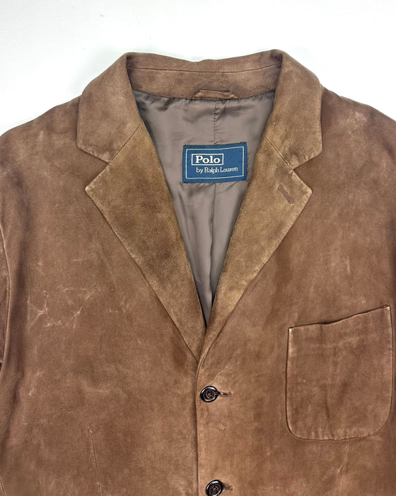 Polo Ralph Lauren Brown Suede Blazer (L)