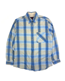  Marlboro Classics Blue Checkered Shirt (L)