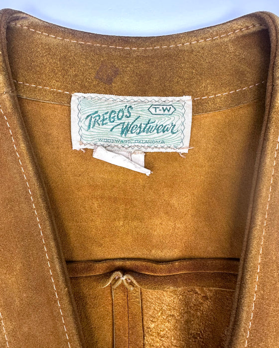 "Trego's Westwear" Suede Vest (M)