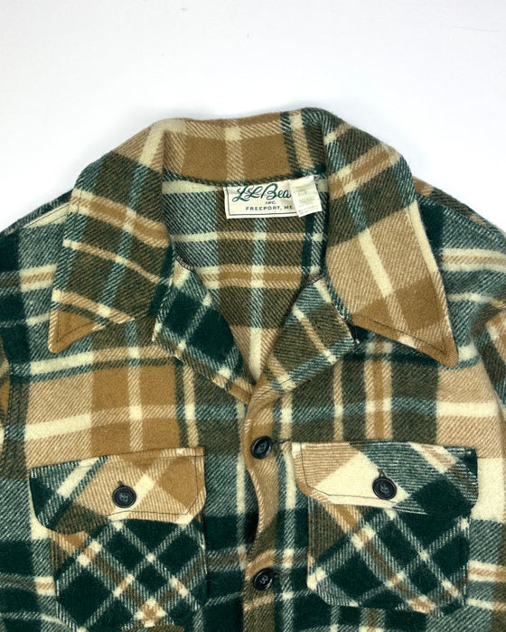 L.L. Bean Plaid Shirt Jacket (L)