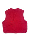 GAP Tartan Lined Red Vest (L)