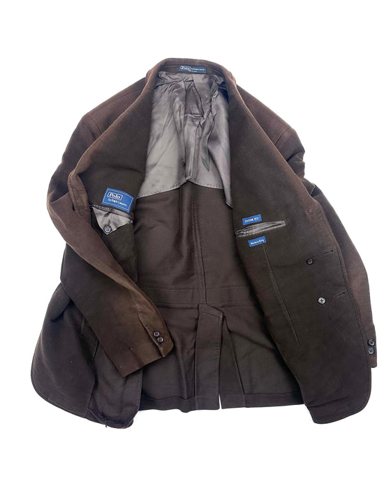 Polo R.L. Italian Made Velvet Blazer Brown (L)