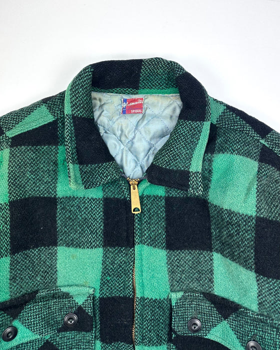 Workmaster Green Plaid Jacket (M)