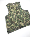 Vintage Duck Camo Hunting Vest (S)