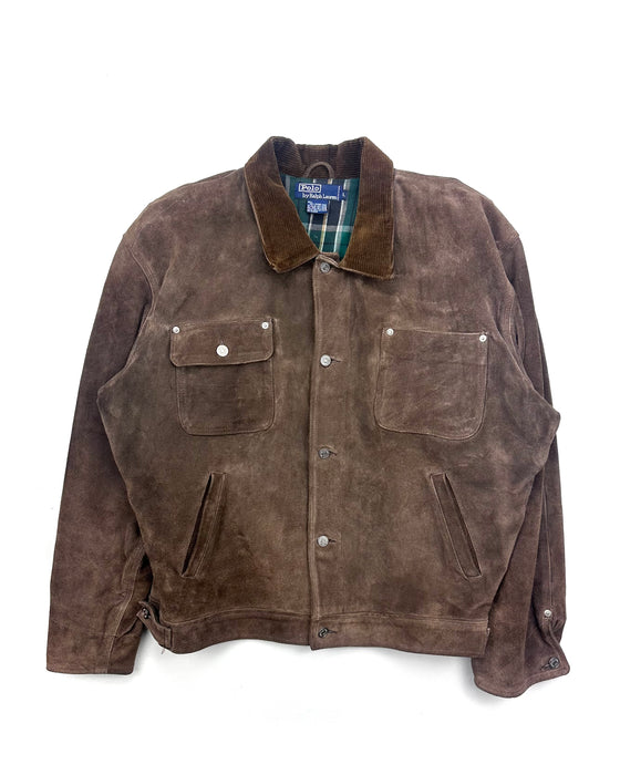 Polo Ralph Lauren Roughout Trucker Jacket (L)