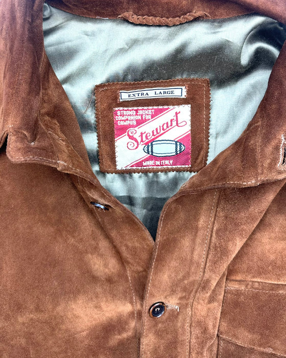Stewart Suede Overshirt Jacket (XL)