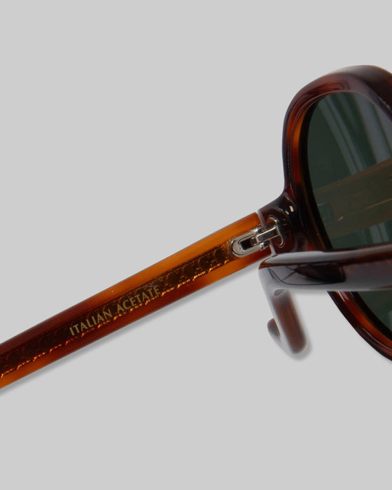 Cathcart Heritage Chestnut Pilot Sunglasses