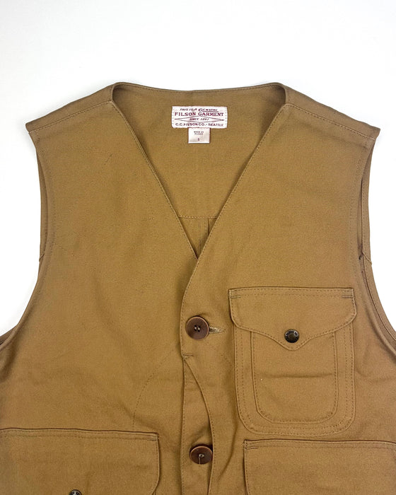 Filson Duck Canvas Hunting Vest (S)