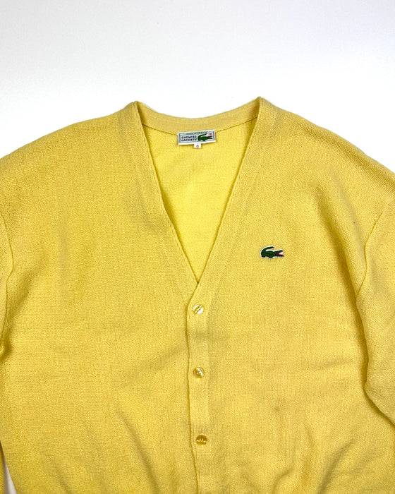 Lacoste Yellow Wool Cardigan (L)