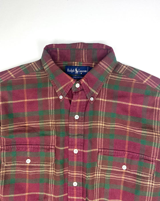 Polo Ralph Lauren Rusty Red Flannel Shirt (L)