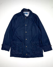  RL Blue Hunting Trench Coat (M)