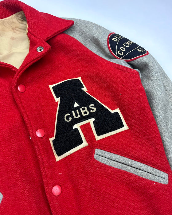 Red Cubs Varsity Jacket (S/M)