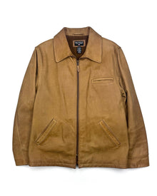  RL Half-Belt Sand Leather Jacket (M)
