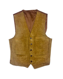  Vintage Tan Suede Vest (M)