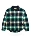 Chevignon Black and Green Checkered Shirt (L)