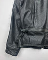 Stewart Black Leather Jacket (XL)