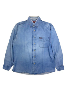  Marlboro Classics Light Blue Denim Shirt (L)