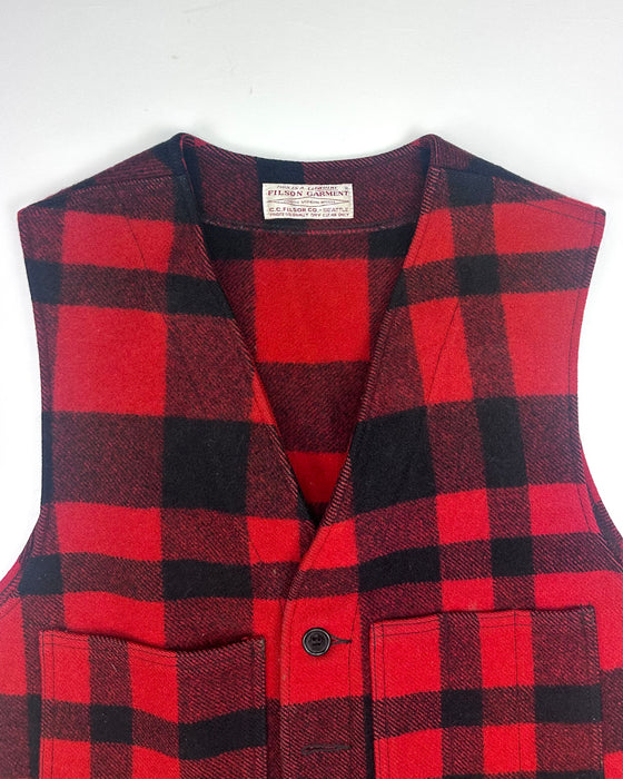 Filson Buffalo Plaid Vest (M)