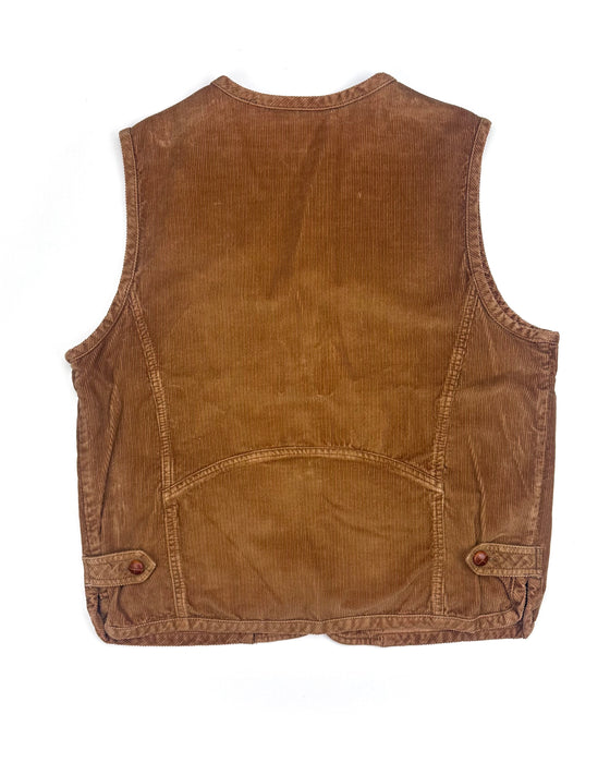 Dark Corduroy Vest (L)