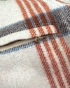 Hercules Off White Plaid Coat (L)