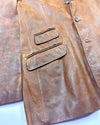 Polo Ralph Lauren Brown Leather Blazer (L)