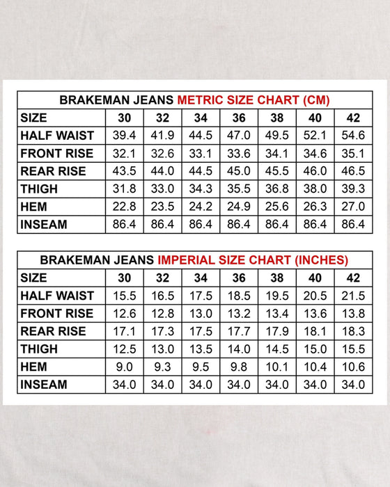 Cathcart Heritage Cinch-Back Brakeman Jeans