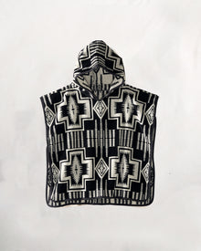  Pendleton Child Jacquard Hooded Towel Harding Black