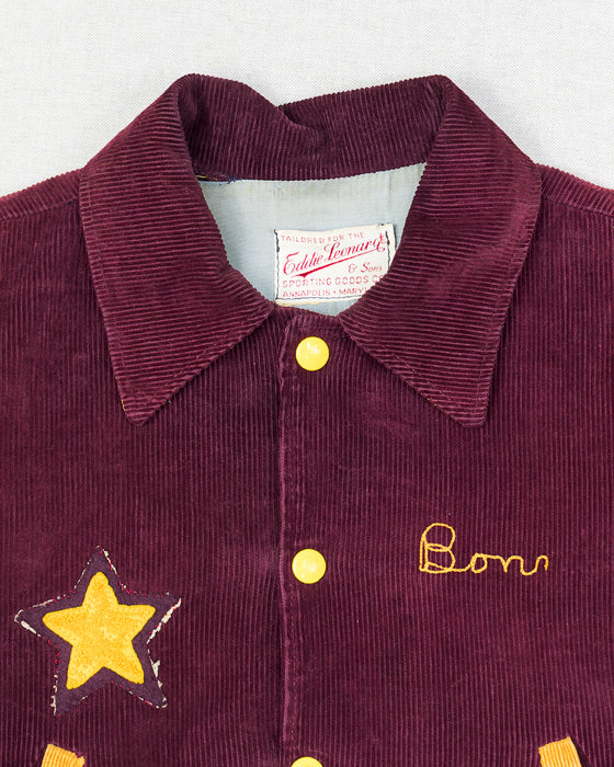 Ridgely School Burgundy Varsity Jacket (S)