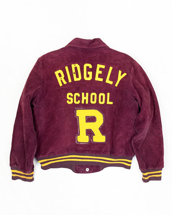 Ridgely School Burgundy Varsity Jacket (S)